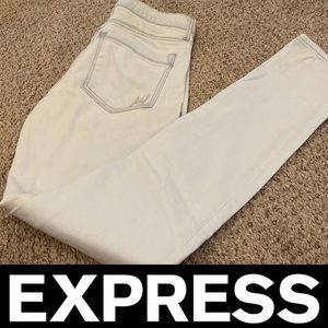 ⛅️EXPRESS Light Wash Mid Rise Jean Leggings ⛅️